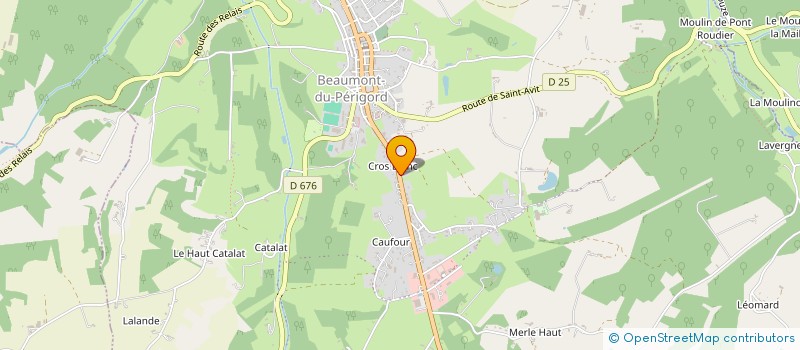 localisation de l'entreprise L.C. PHARMA  BEAUMONTOIS EN PERIGORD