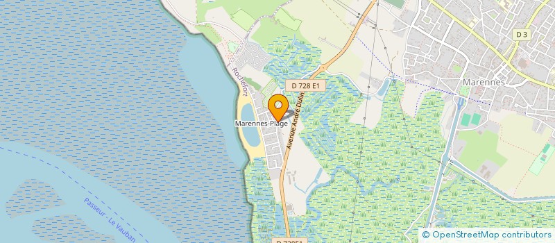 localisation de l'entreprise L.C.R  MARENNES-HIERS-BROUAGE