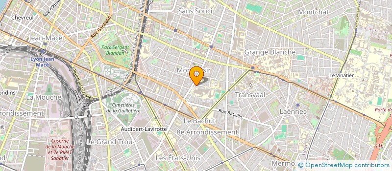 localisation de l'entreprise L.C.R. LES COURSIERS REUNIS  LYON