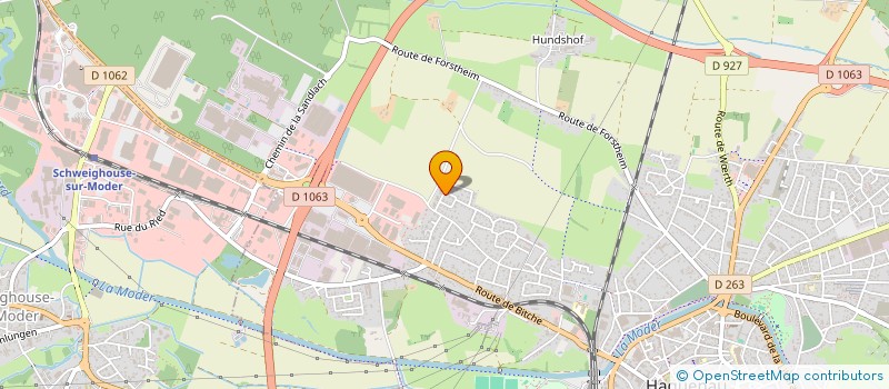 localisation de l'entreprise L.C.S  HAGUENAU