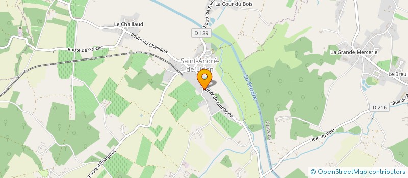 localisation de l'entreprise L C S  SAINT-ANDRE-DE-LIDON