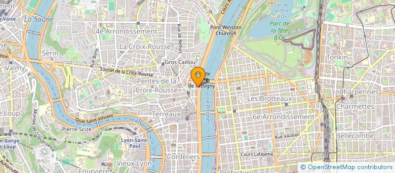 localisation de l'entreprise L.C SARL à LYON