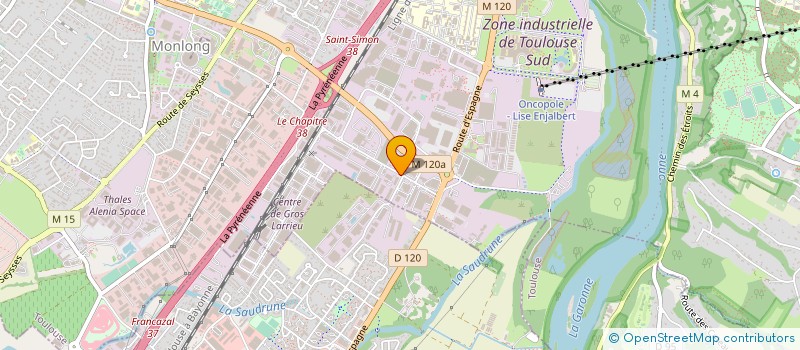 localisation de l'entreprise L.C.T.ET PAR ABREVIATION SARL L.C.T. à TOULOUSE