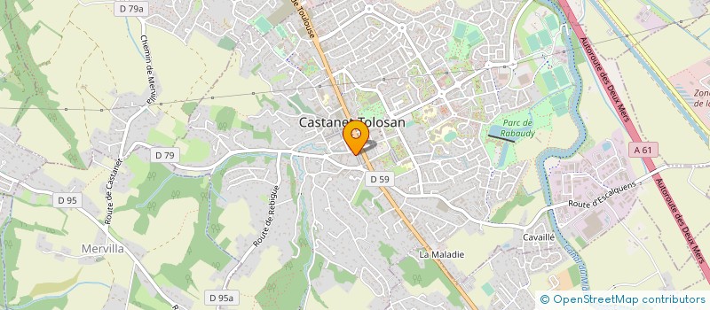 localisation de l'entreprise L.C.T.M. à CASTANET-TOLOSAN