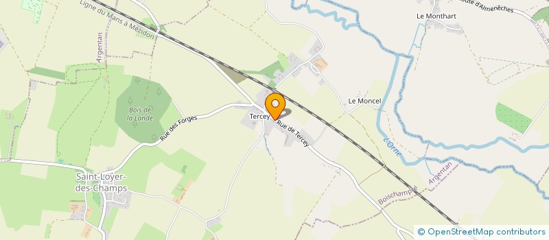 localisation de l'entreprise L.C.T.P. à ARGENTAN