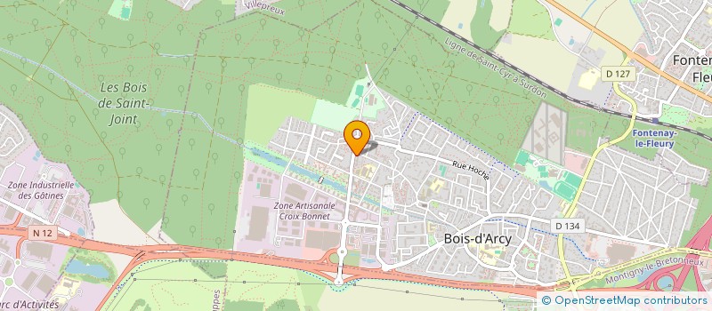 localisation de l'entreprise L.C.T.P  BOIS-D'ARCY