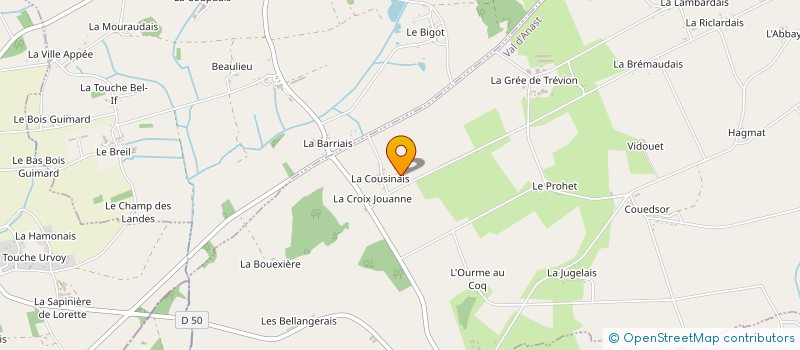 localisation de l'entreprise L.C. TECHNIQUE  SAINT-DOLAY