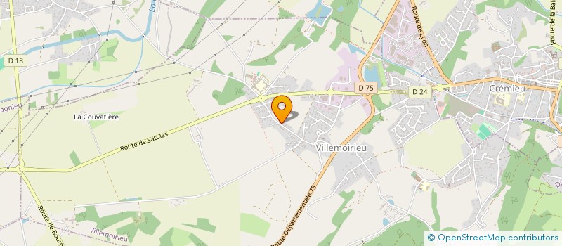 localisation de l'entreprise L&C TRAITEUR  VILLEMOIRIEU