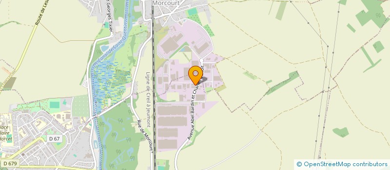 localisation de l'entreprise L.C.VULCA  ROUVROY