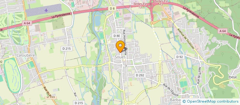 localisation de l'entreprise L.C.Z  SOUES