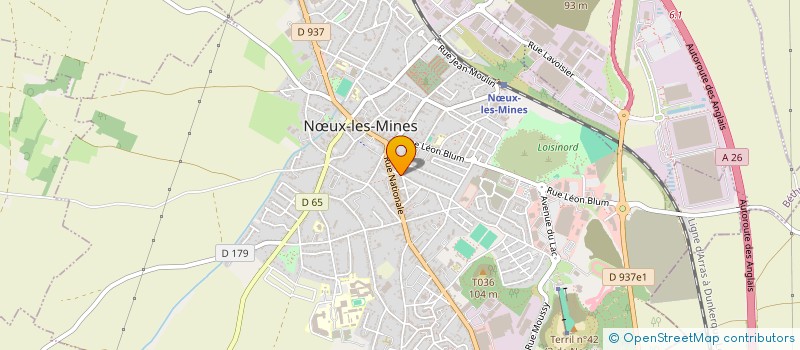 localisation de l'entreprise L'CHANCE  NUX-LES-MINES