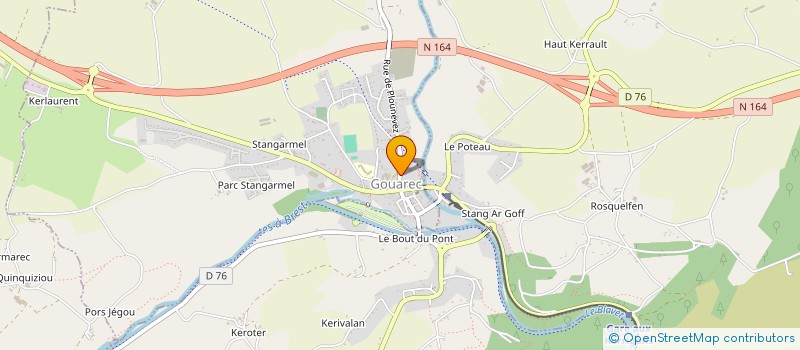 localisation de l'entreprise L CHANVRE à GOUAREC
