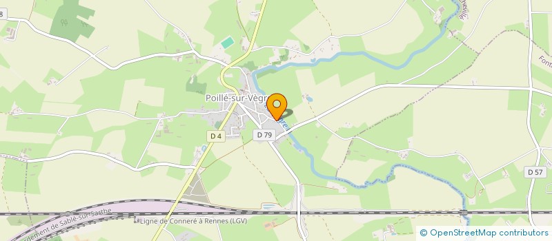 localisation de l'entreprise L&CO  POILLE-SUR-VEGRE