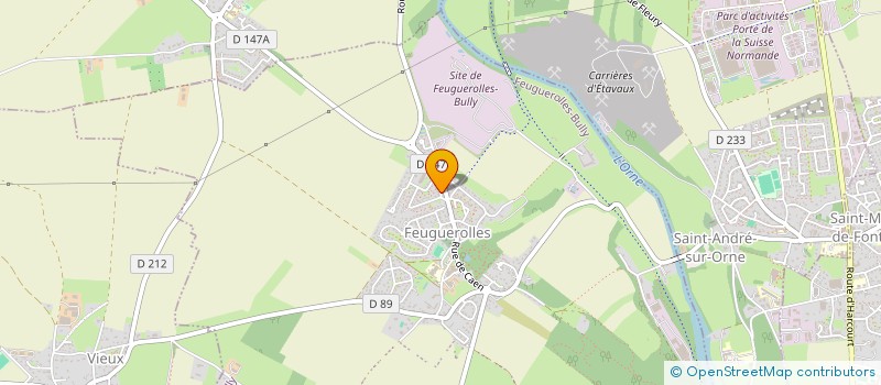 localisation de l'entreprise L&CO  FEUGUEROLLES-BULLY