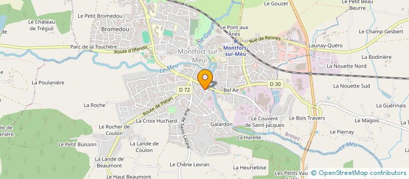 localisation de l'entreprise L COIFFURE  MONTFORT-SUR-MEU