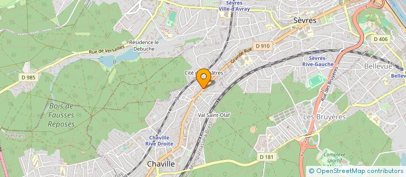localisation de l'entreprise L CONSTRUCTION à CHAVILLE