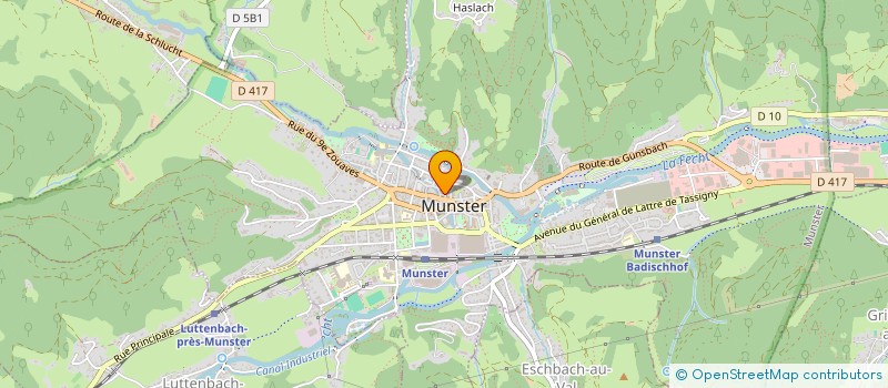 localisation de l'entreprise L'CORP  MUNSTER