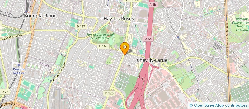 localisation de l'entreprise L-CORP  CHEVILLY-LARUE