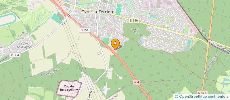 localisation de l'entreprise L.CORPORATE à OZOIR-LA-FERRIERE