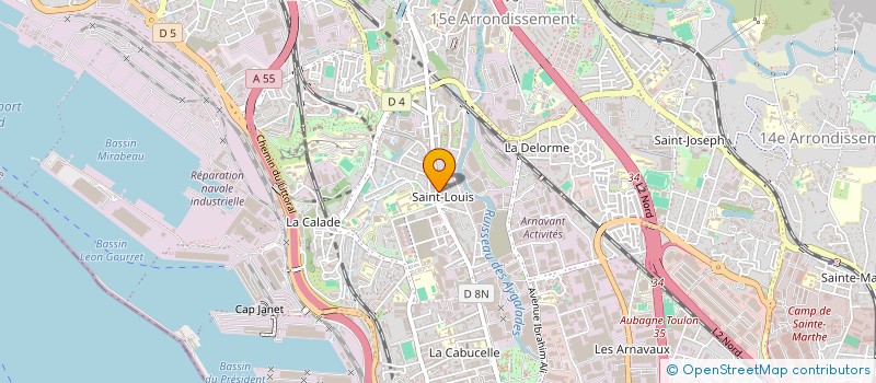 localisation de l'entreprise L.COUTURE à MARSEILLE