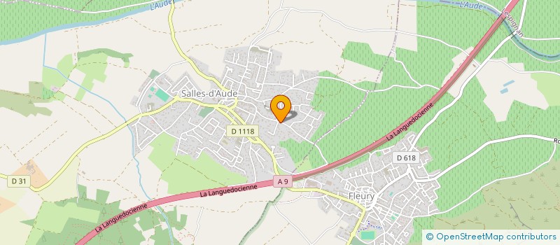 localisation de l'entreprise L D 108  SALLES-D'AUDE