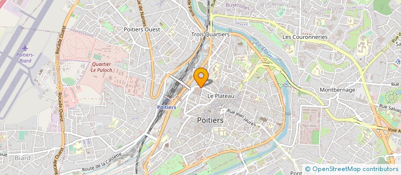 localisation de l'entreprise L.D.  CHASSENEUIL-DU-POITOU