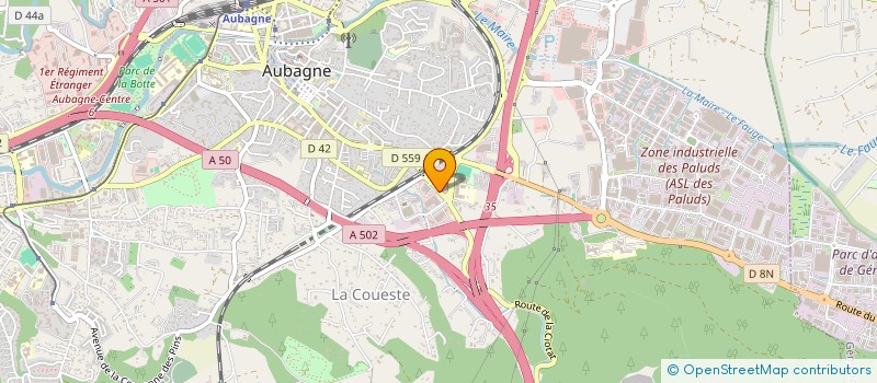 localisation de l'entreprise L D à AUBAGNE