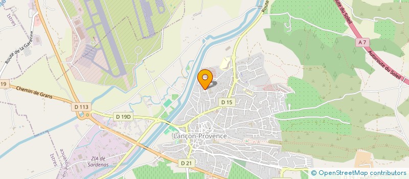localisation de l'entreprise L D A à LANCON-PROVENCE