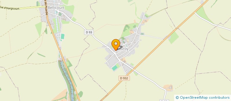 localisation de l'entreprise L.D.A  NAUROY