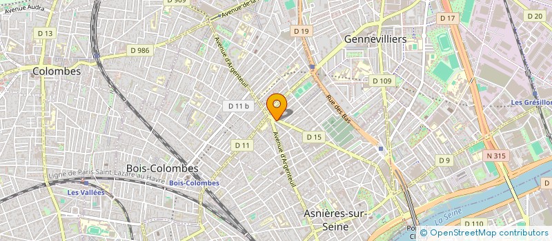 localisation de l'entreprise L.D.A. SARL à ASNIERES-SUR-SEINE
