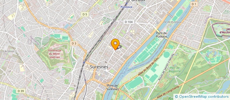 localisation de l'entreprise L. D. ACADEMY à SURESNES