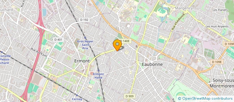 localisation de l'entreprise L D ATTRIBUTION à EAUBONNE