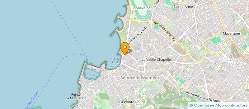localisation de l'entreprise L.D.C. à MARSEILLE 8EME