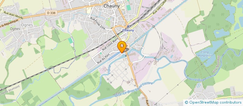 localisation de l'entreprise L & D CONSEILS à CHAUNY