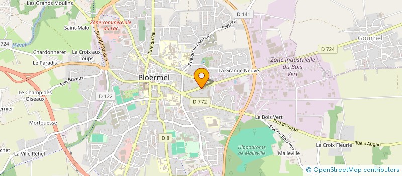 localisation de l'entreprise L D DISTRIBUTION à PLOERMEL