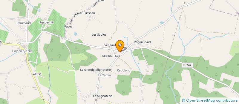 localisation de l'entreprise L.D.F. AQUITAINE à MARANSIN