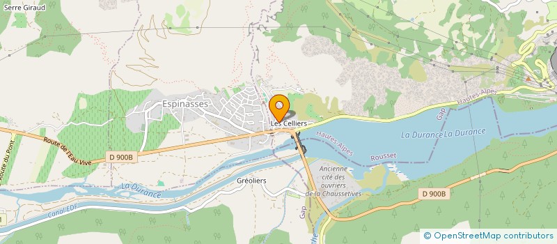 localisation de l'entreprise L.D.I  ROUSSET