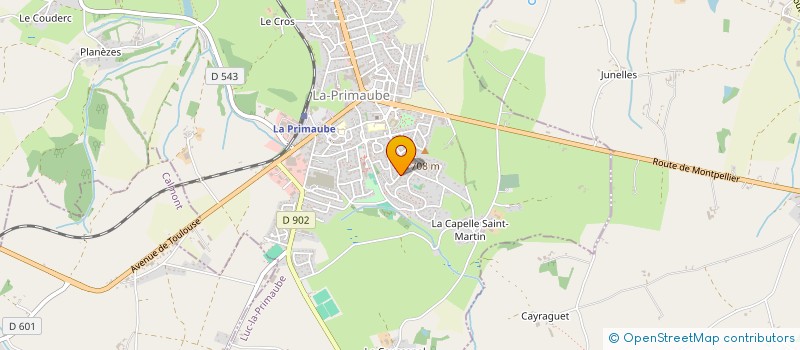 localisation de l'entreprise L&D IMMO  LUC-LA-PRIMAUBE