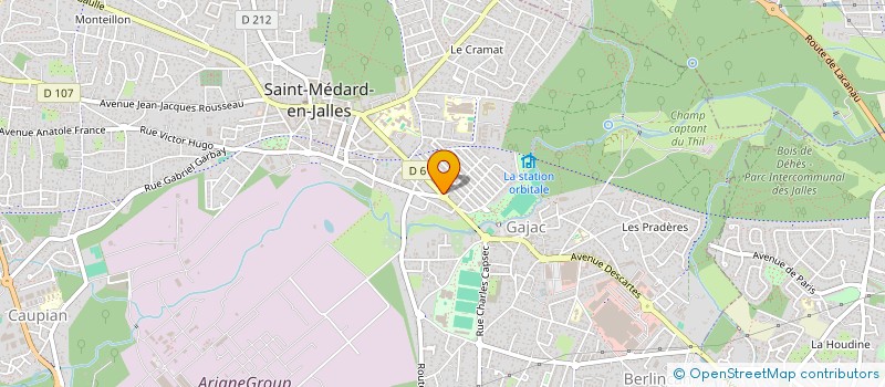 localisation de l'entreprise L.D. IMMOBILIER  SAINT-MEDARD-EN-JALLES