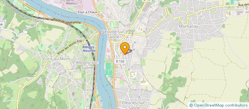 localisation de l'entreprise L&D INFIRMIERS ET SOINS  NEUVILLE-SUR-SAONE