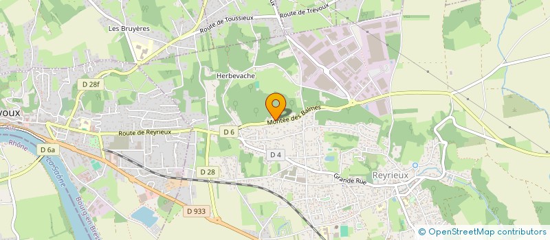 localisation de l'entreprise L.D INVESTMENT à REYRIEUX