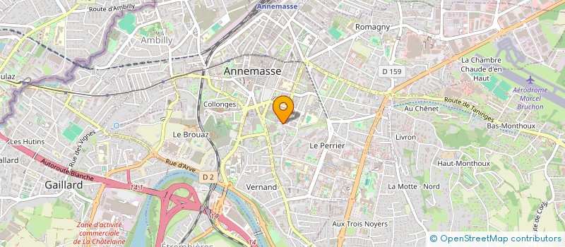 localisation de l'entreprise L.D.J.74 à ANNEMASSE