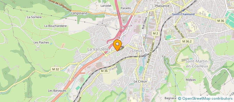 localisation de l'entreprise L D J MECANIQUE GENERALE à SAINT-CHAMOND