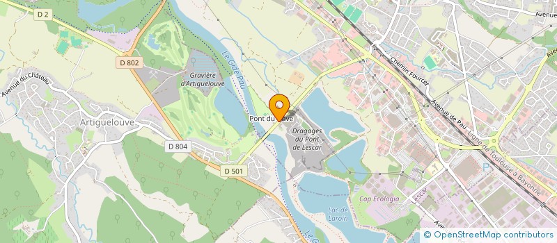 localisation de l'entreprise L.D.M  LESCAR