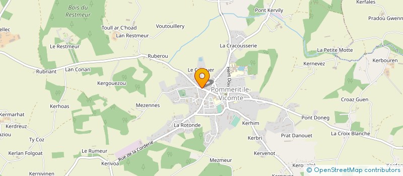 localisation de l'entreprise L.D.M.B. à POMMERIT-LE-VICOMTE