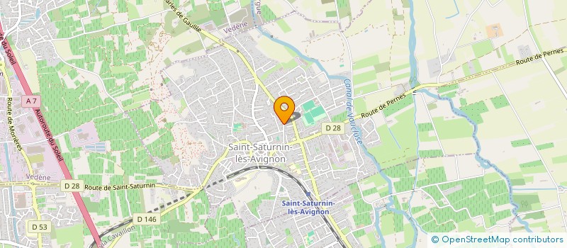 localisation de l'entreprise L.D.M.C.  SAINT-SATURNIN-LES-AVIGNON