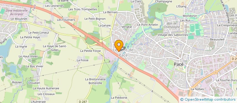 localisation de l'entreprise L D M R  BRUZ
