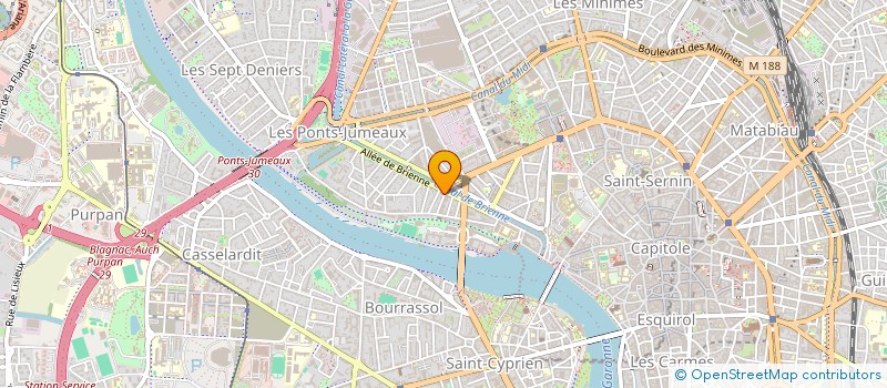 localisation de l'entreprise L.D.N. à TOULOUSE