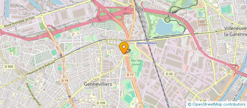localisation de l'entreprise L D N P à GENNEVILLIERS