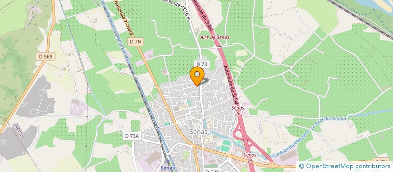 localisation de l'entreprise L.D.O SUD MACONNERIE  SENAS